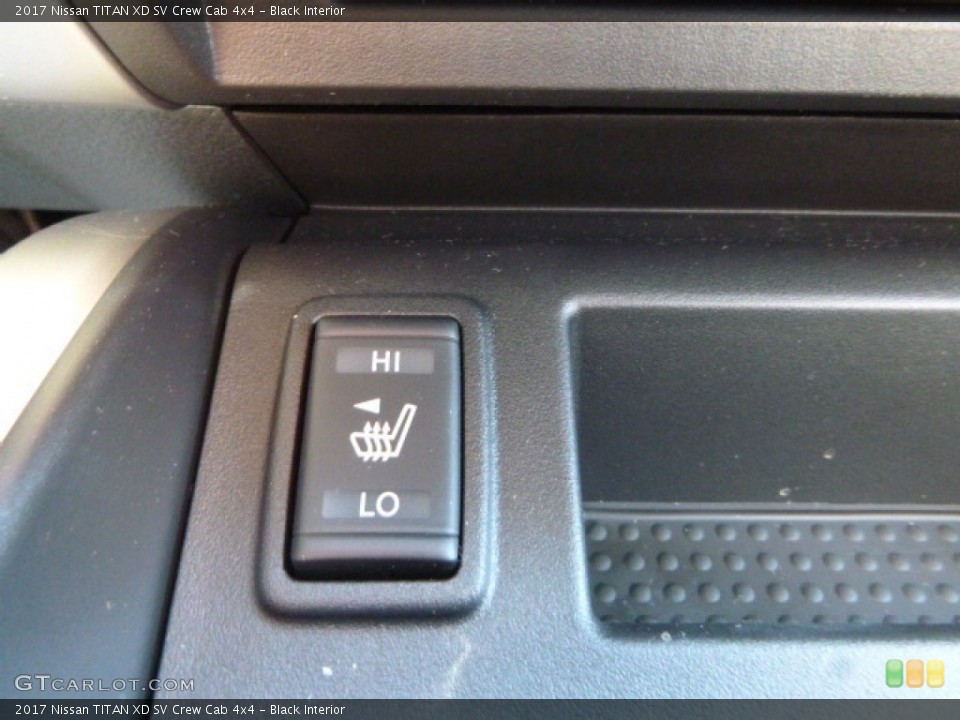 Black Interior Controls for the 2017 Nissan TITAN XD SV Crew Cab 4x4 #115719498