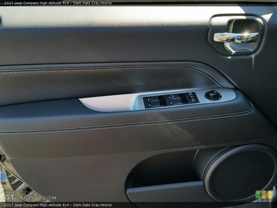 Dark Slate Gray Interior Door Panel for the 2017 Jeep Compass High Altitude 4x4 #115722130