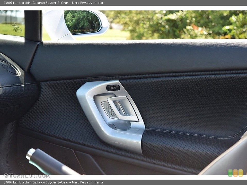 Nero Perseus Interior Controls for the 2006 Lamborghini Gallardo Spyder E-Gear #115722139