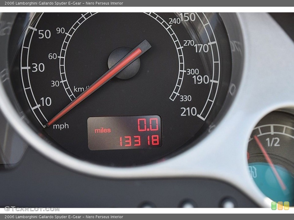 Nero Perseus Interior Gauges for the 2006 Lamborghini Gallardo Spyder E-Gear #115722379