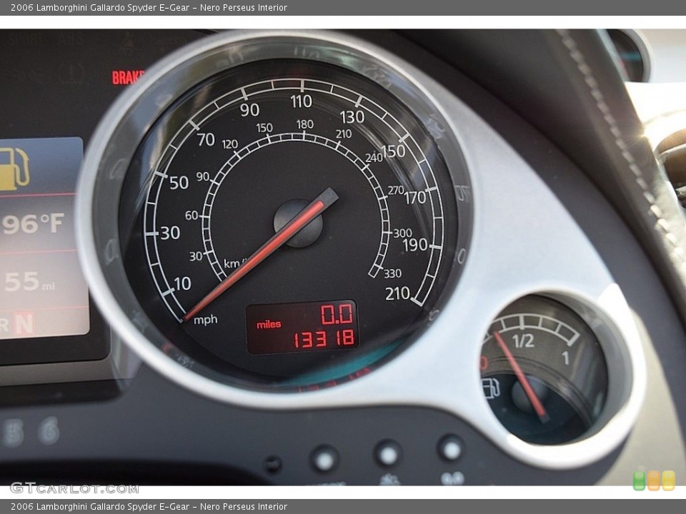 Nero Perseus Interior Gauges for the 2006 Lamborghini Gallardo Spyder E-Gear #115722397
