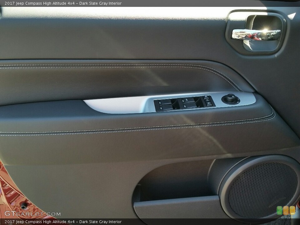 Dark Slate Gray Interior Door Panel for the 2017 Jeep Compass High Altitude 4x4 #115722430