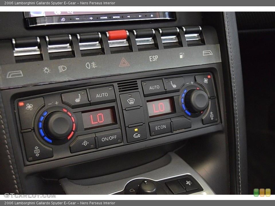 Nero Perseus Interior Controls for the 2006 Lamborghini Gallardo Spyder E-Gear #115722481