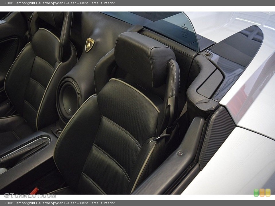Nero Perseus Interior Front Seat for the 2006 Lamborghini Gallardo Spyder E-Gear #115722523