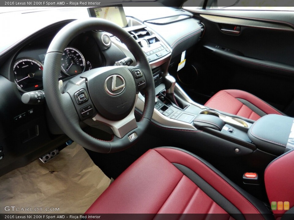 Rioja Red Interior Photo for the 2016 Lexus NX 200t F Sport AWD #115724206