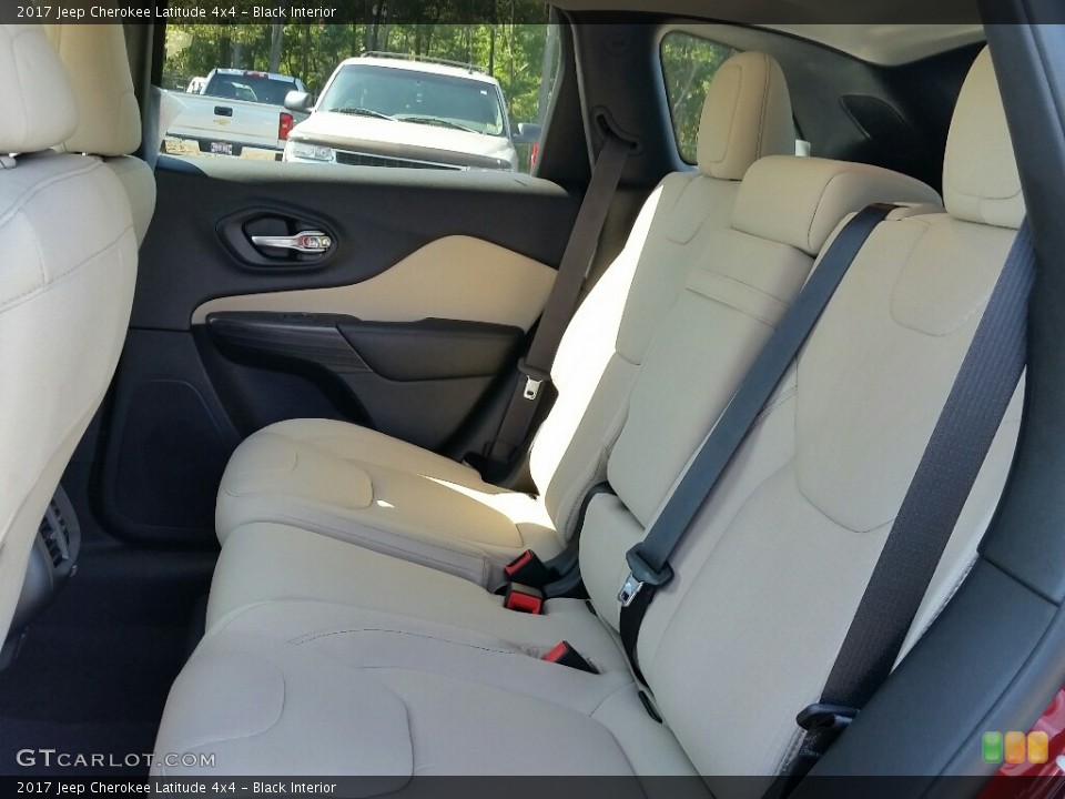 Black Interior Rear Seat for the 2017 Jeep Cherokee Latitude 4x4 #115725928