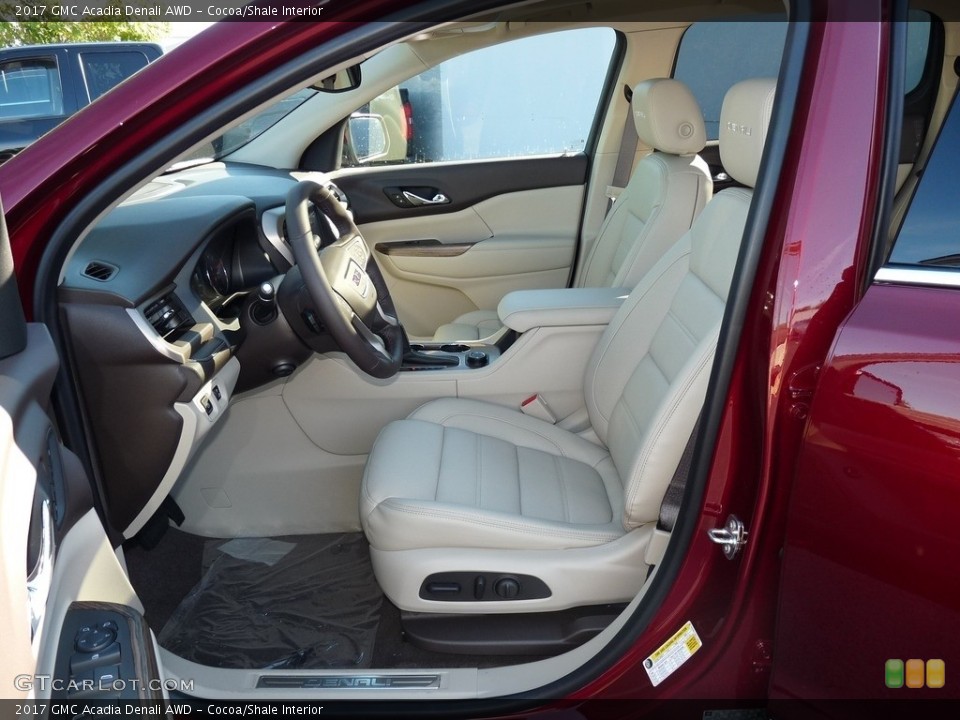 Cocoa/Shale Interior Photo for the 2017 GMC Acadia Denali AWD #115726954