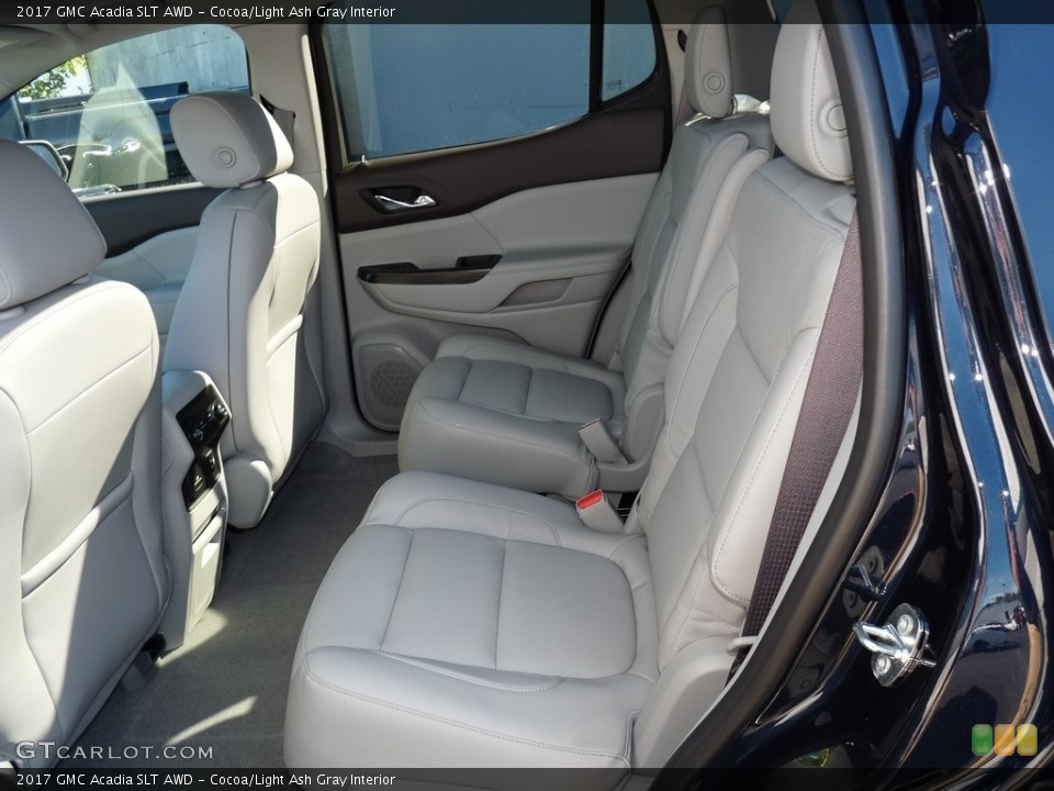 Cocoa/Light Ash Gray Interior Rear Seat for the 2017 GMC Acadia SLT AWD #115727800