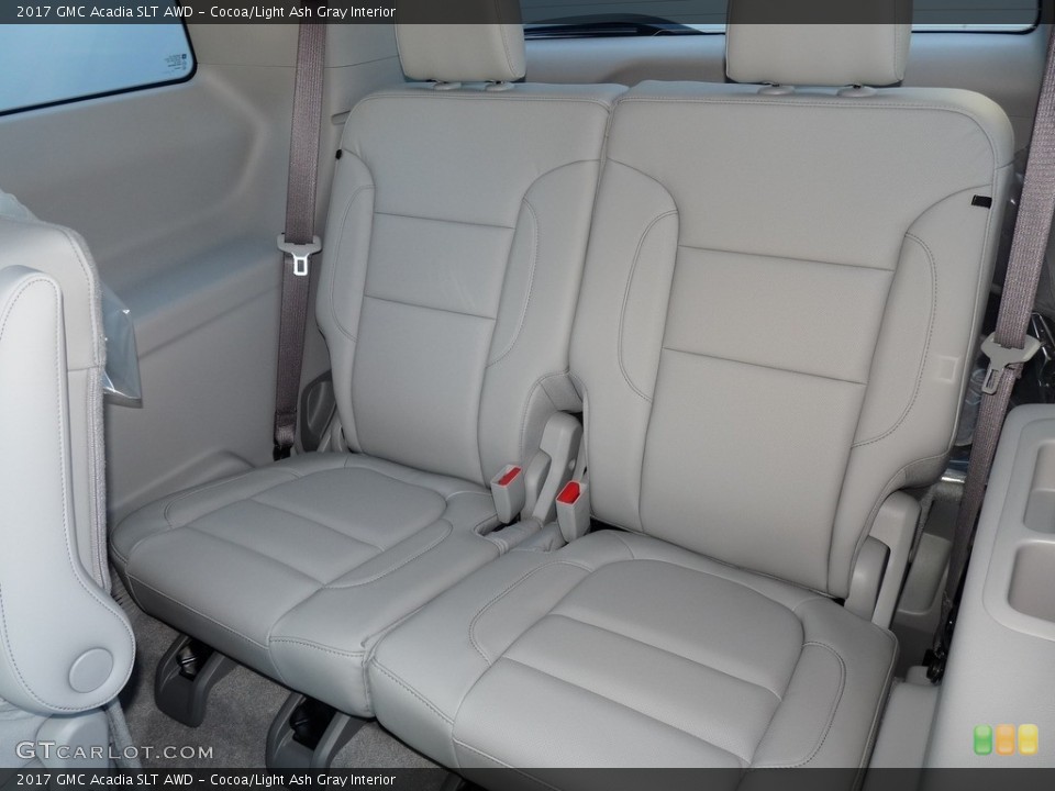 Cocoa/Light Ash Gray Interior Rear Seat for the 2017 GMC Acadia SLT AWD #115727824