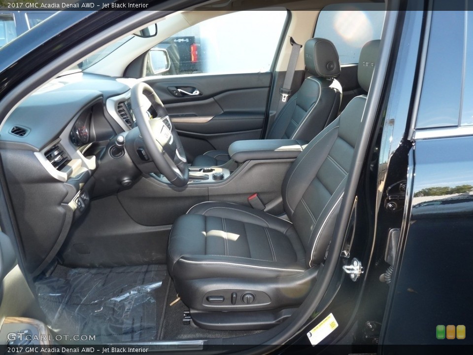 Jet Black Interior Photo for the 2017 GMC Acadia Denali AWD #115727986