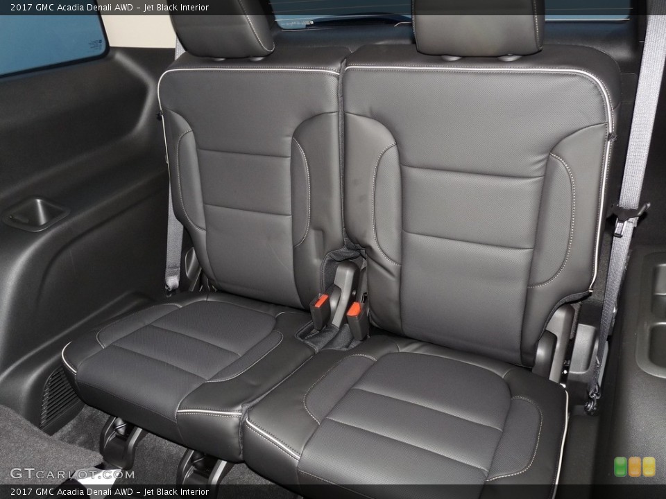 Jet Black Interior Rear Seat for the 2017 GMC Acadia Denali AWD #115728034