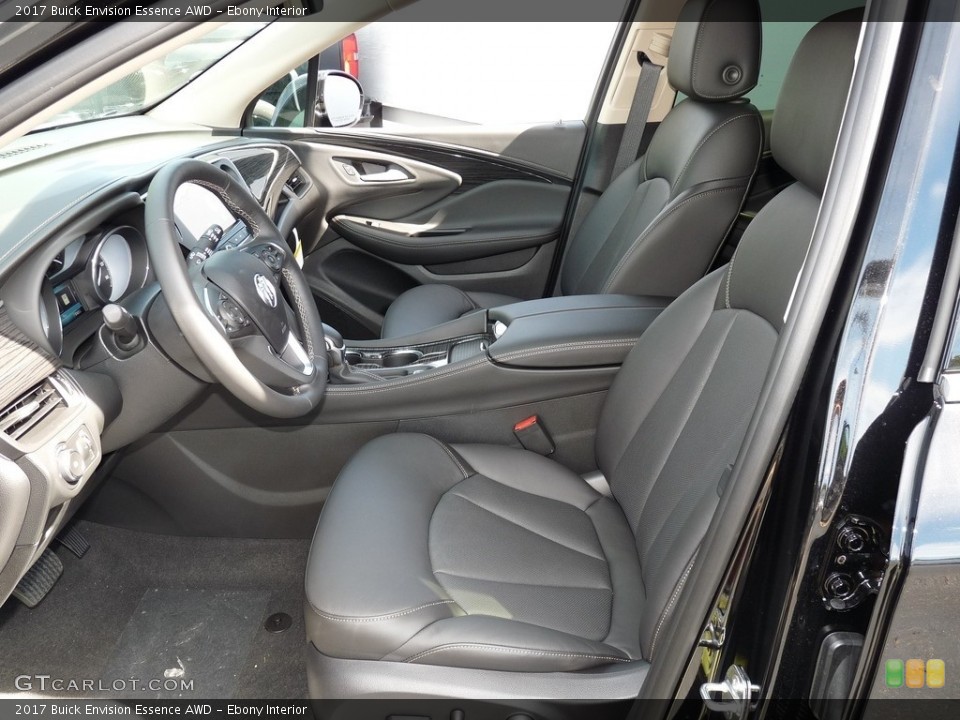 Ebony Interior Photo for the 2017 Buick Envision Essence AWD #115728175