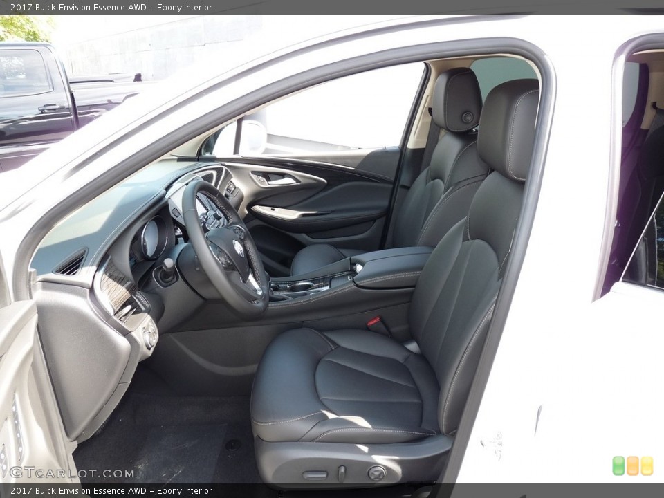 Ebony Interior Photo for the 2017 Buick Envision Essence AWD #115728544