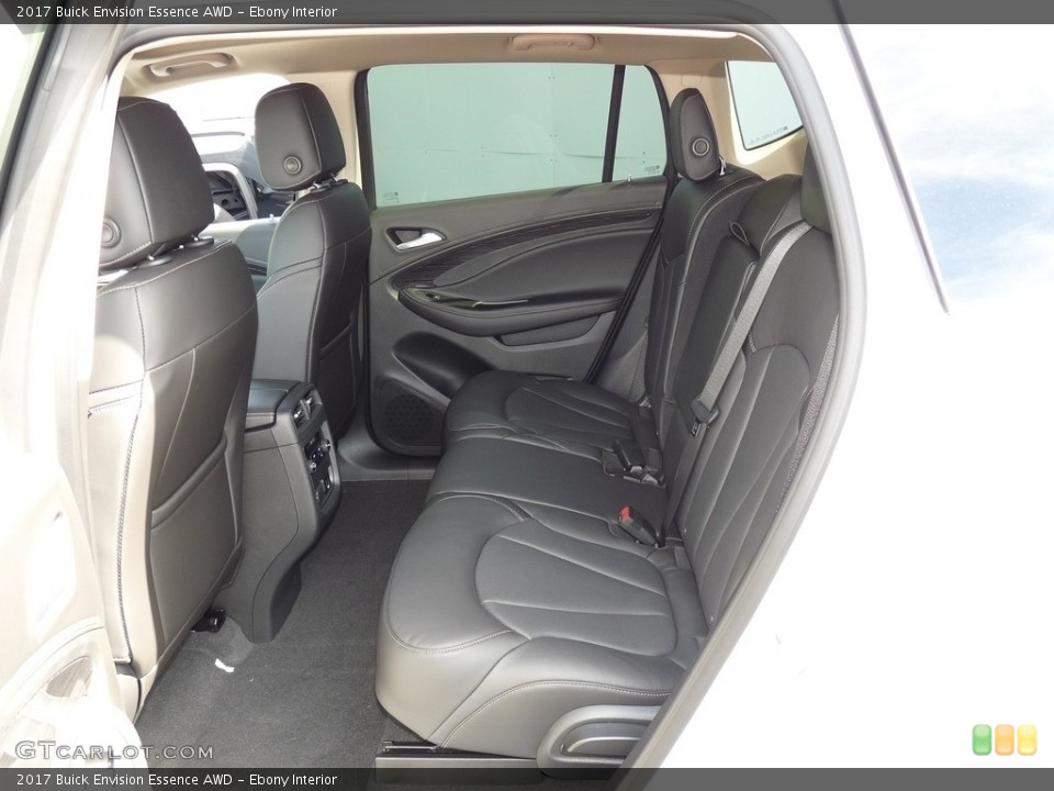 Ebony Interior Rear Seat for the 2017 Buick Envision Essence AWD #115728571