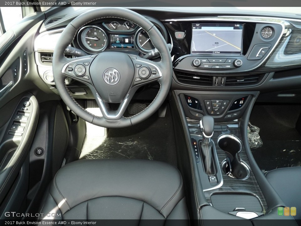 Ebony Interior Dashboard for the 2017 Buick Envision Essence AWD #115728598