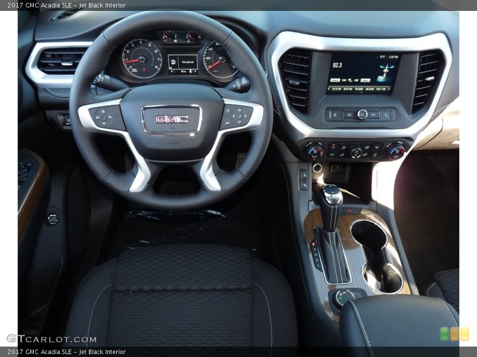 Jet Black Interior Dashboard for the 2017 GMC Acadia SLE #115730239