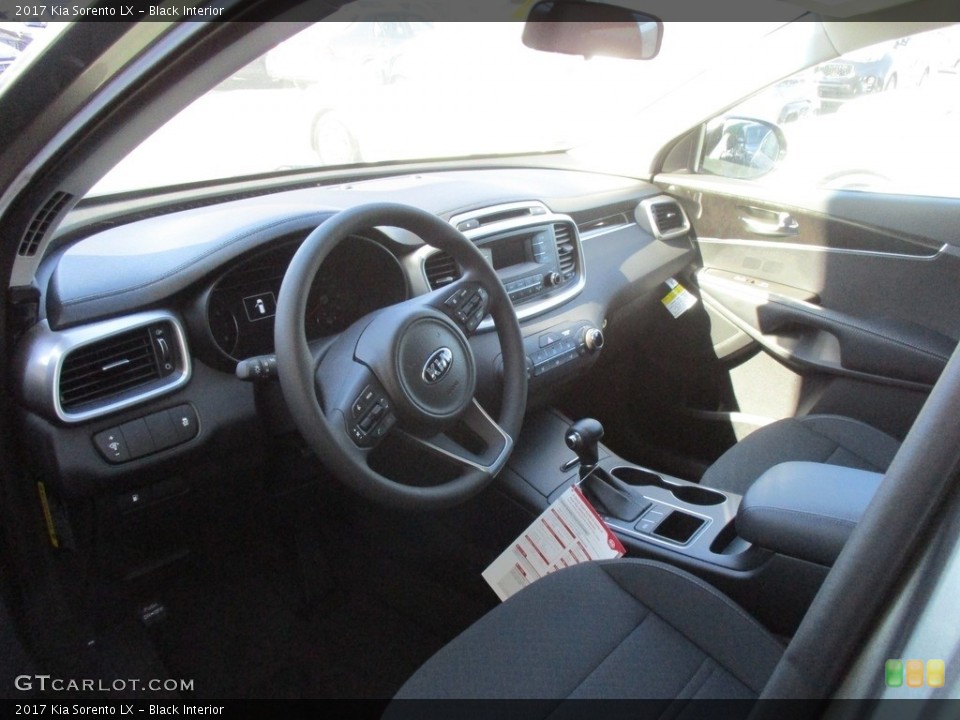 Black Interior Front Seat for the 2017 Kia Sorento LX #115741123