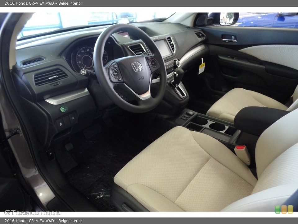 Beige Interior Photo for the 2016 Honda CR-V EX AWD #115741276
