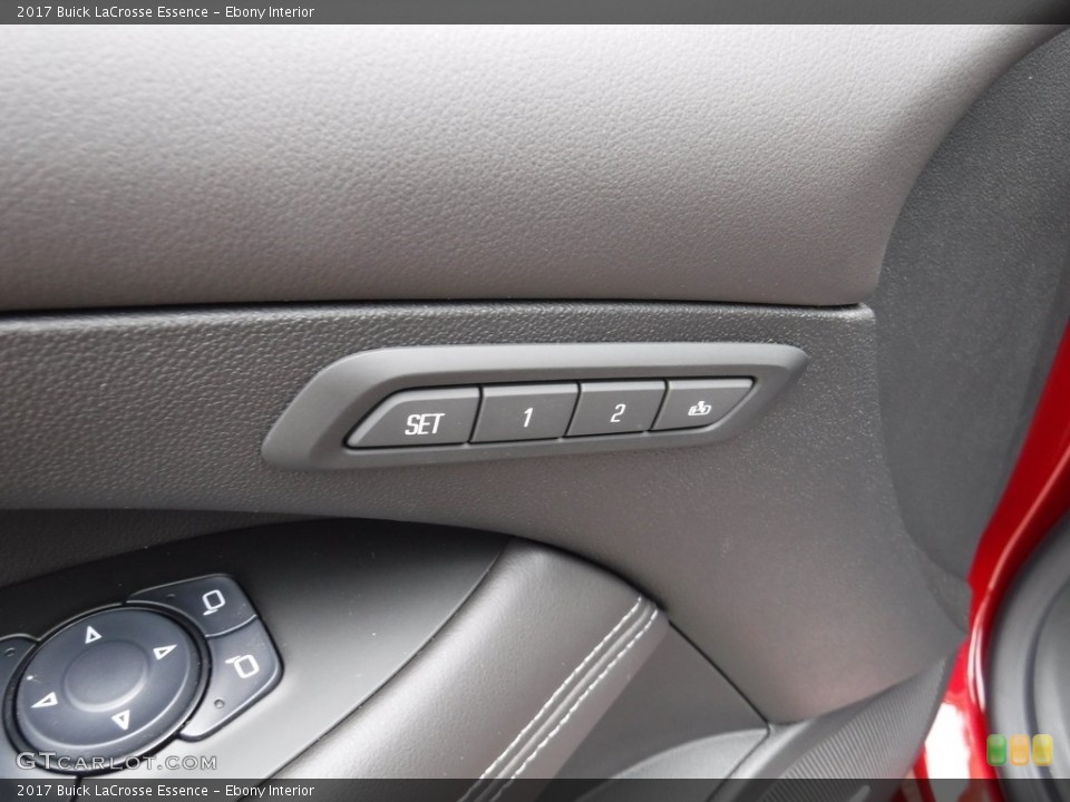Ebony Interior Controls for the 2017 Buick LaCrosse Essence #115741531