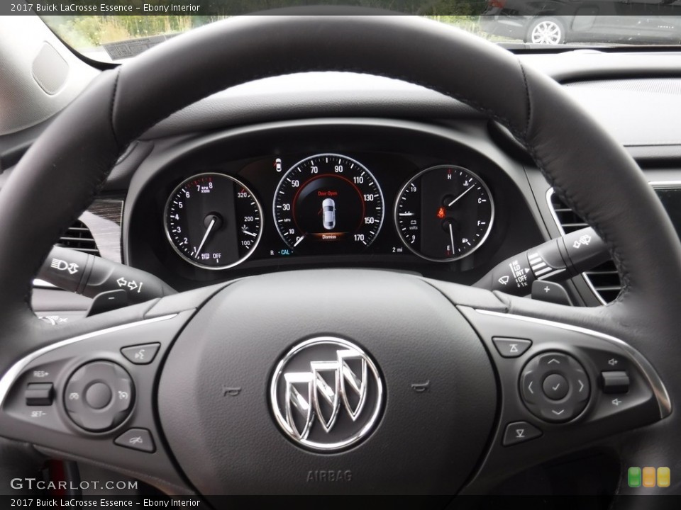 Ebony Interior Gauges for the 2017 Buick LaCrosse Essence #115741699