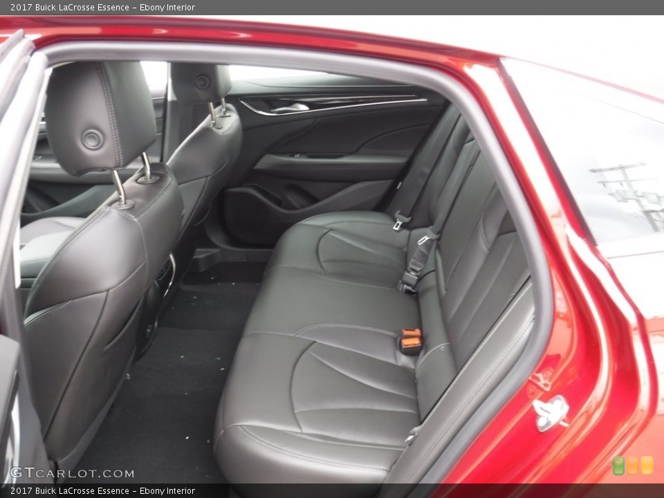 Ebony Interior Rear Seat for the 2017 Buick LaCrosse Essence #115741717