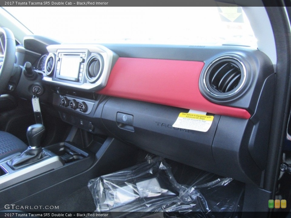 Black/Red Interior Dashboard for the 2017 Toyota Tacoma SR5 Double Cab #115743046