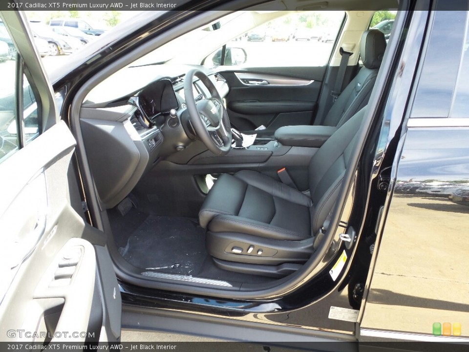 Jet Black Interior Photo for the 2017 Cadillac XT5 Premium Luxury AWD #115751620