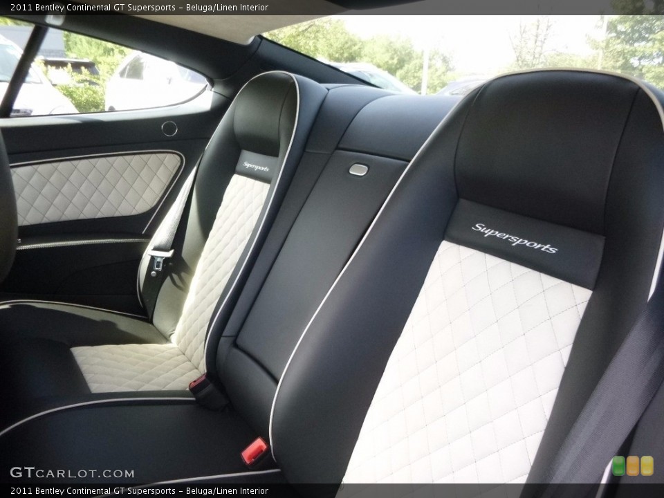 Beluga/Linen Interior Rear Seat for the 2011 Bentley Continental GT Supersports #115753567
