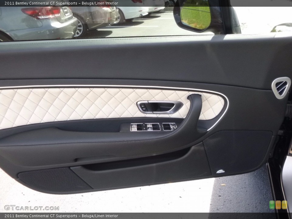 Beluga/Linen Interior Door Panel for the 2011 Bentley Continental GT Supersports #115753585