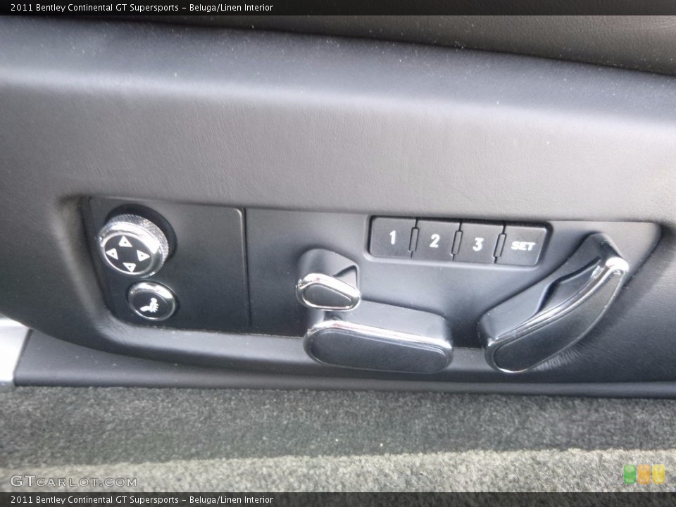 Beluga/Linen Interior Controls for the 2011 Bentley Continental GT Supersports #115753600