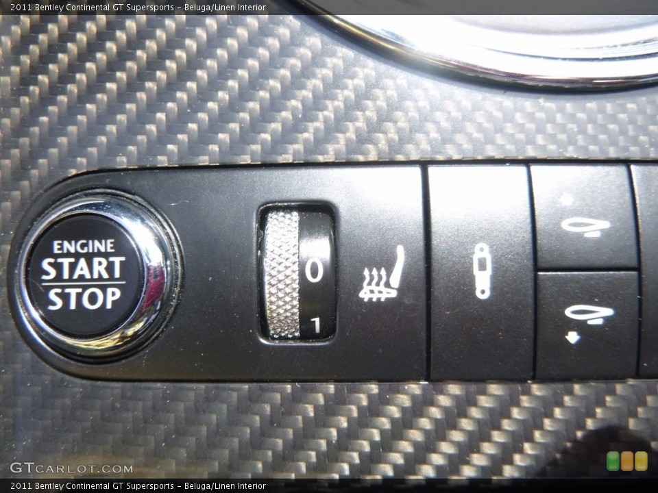 Beluga/Linen Interior Controls for the 2011 Bentley Continental GT Supersports #115753615