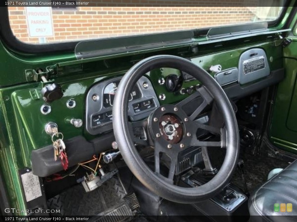 Black Interior Dashboard for the 1971 Toyota Land Cruiser FJ40 #115759661