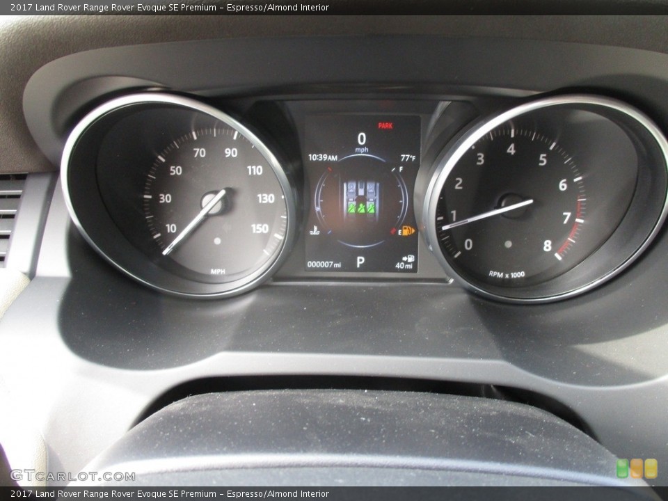 Espresso/Almond Interior Gauges for the 2017 Land Rover Range Rover Evoque SE Premium #115763231