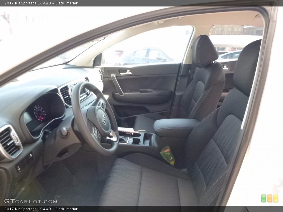 Black Interior Photo for the 2017 Kia Sportage LX AWD #115765237