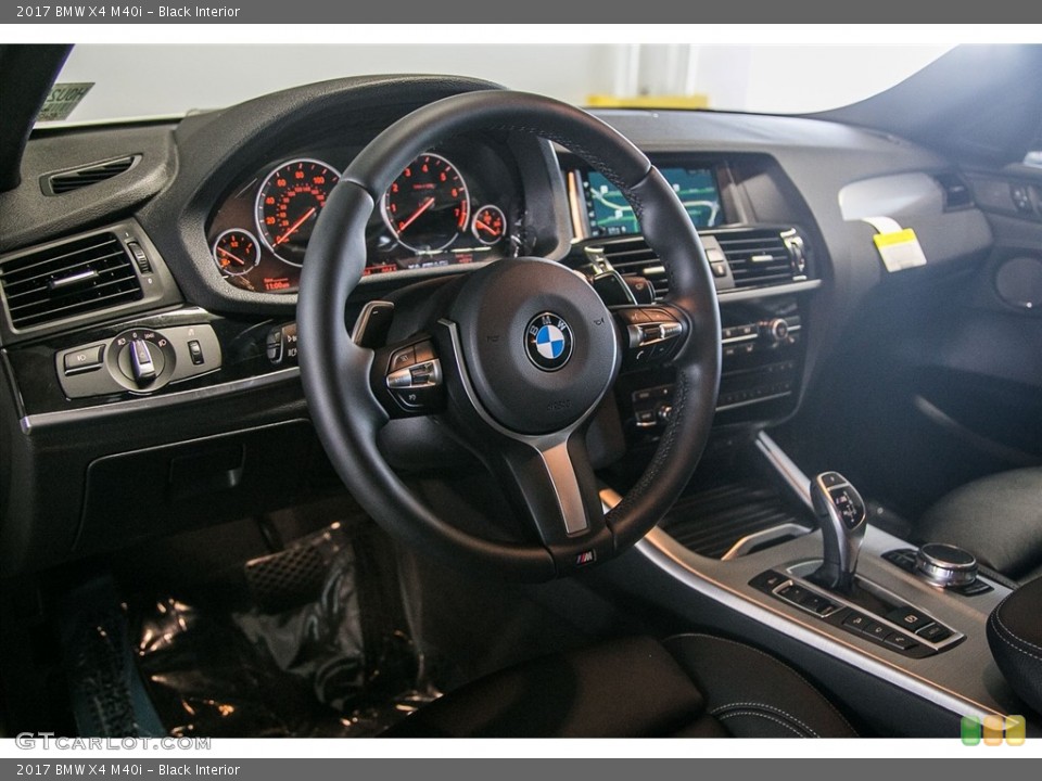 Black Interior Dashboard for the 2017 BMW X4 M40i #115765319