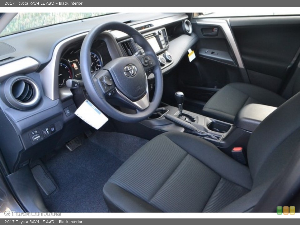 Black Interior Photo for the 2017 Toyota RAV4 LE AWD #115765559
