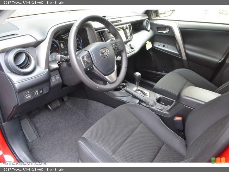 Black Interior Photo for the 2017 Toyota RAV4 XLE AWD #115765736