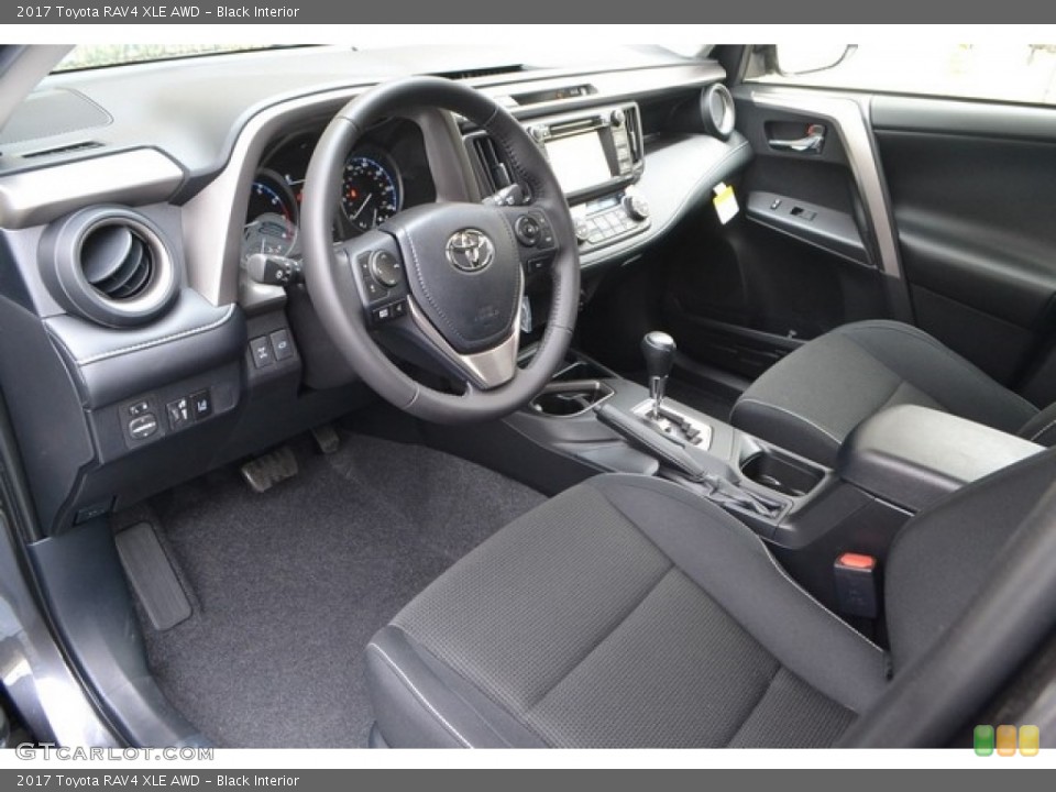 Black Interior Photo for the 2017 Toyota RAV4 XLE AWD #115765928