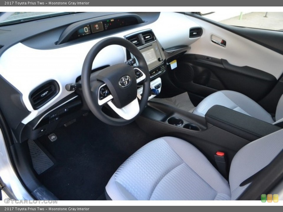 Moonstone Gray Interior Photo for the 2017 Toyota Prius Two #115766672