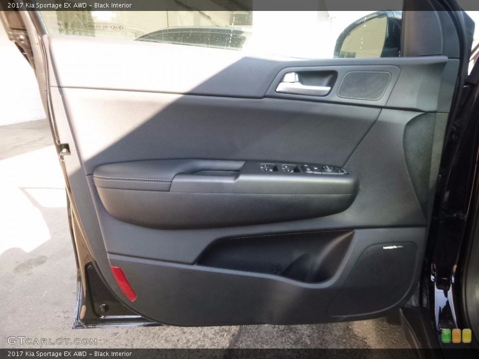 Black Interior Door Panel for the 2017 Kia Sportage EX AWD #115767149