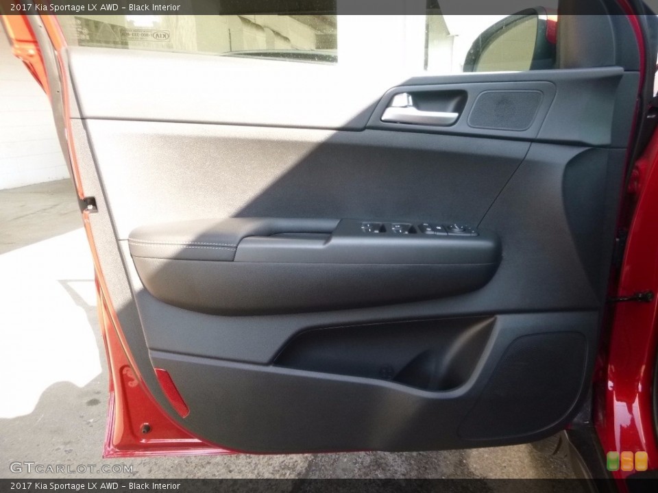 Black Interior Door Panel for the 2017 Kia Sportage LX AWD #115767617