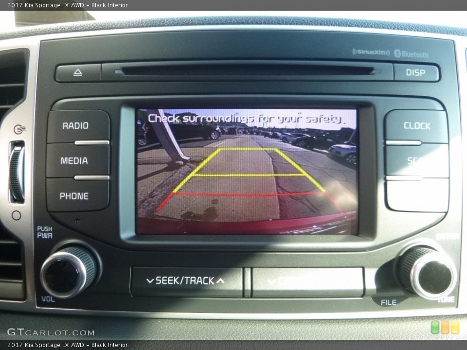 Black Interior Navigation for the 2017 Kia Sportage LX AWD #115767734