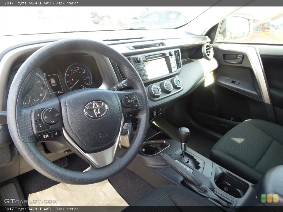 Black Interior Photo for the 2017 Toyota RAV4 LE AWD #115767740