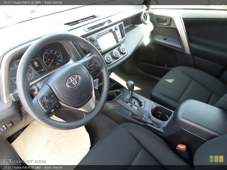 Black Interior Photo for the 2017 Toyota RAV4 LE AWD #115767929
