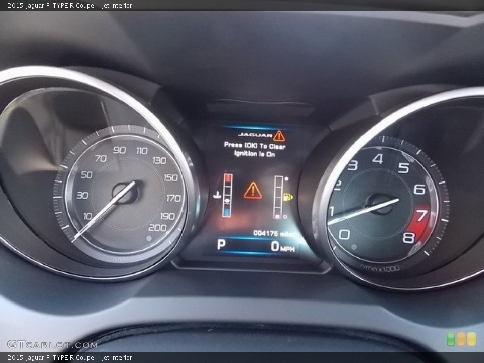 Jet Interior Gauges for the 2015 Jaguar F-TYPE R Coupe #115775978