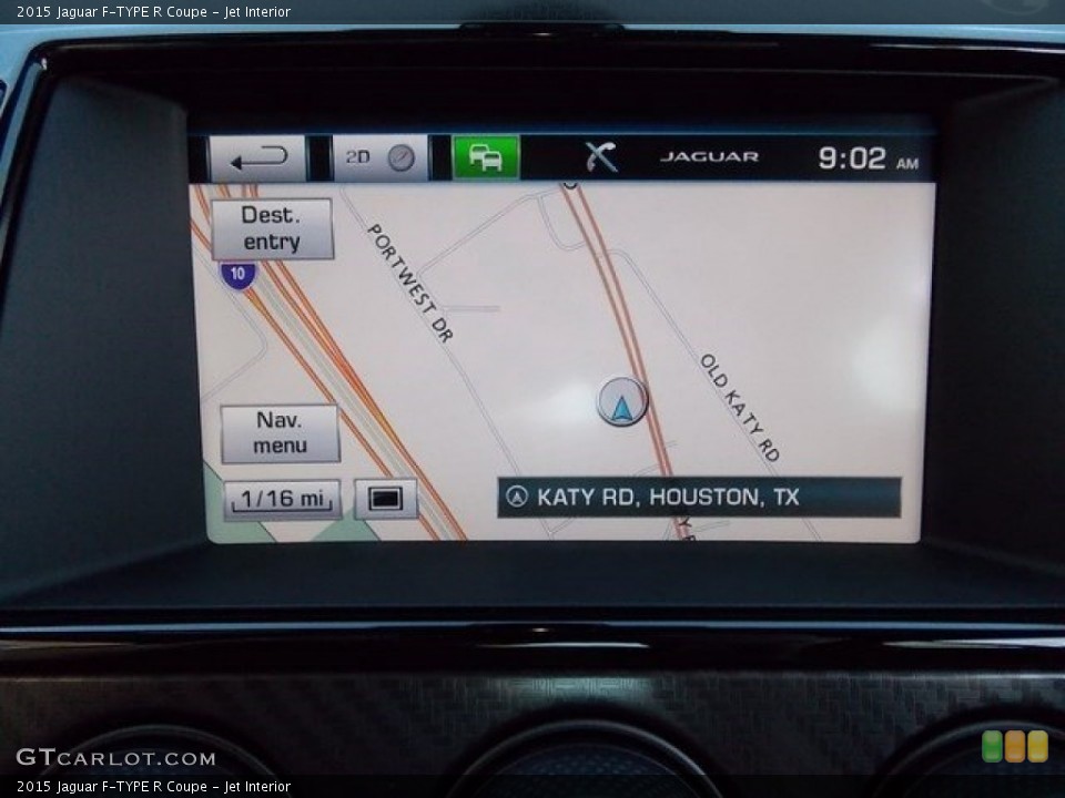 Jet Interior Navigation for the 2015 Jaguar F-TYPE R Coupe #115775984