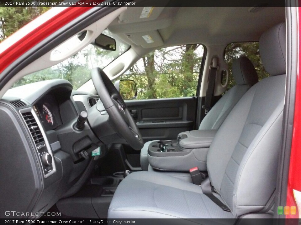 Black/Diesel Gray Interior Photo for the 2017 Ram 2500 Tradesman Crew Cab 4x4 #115777595