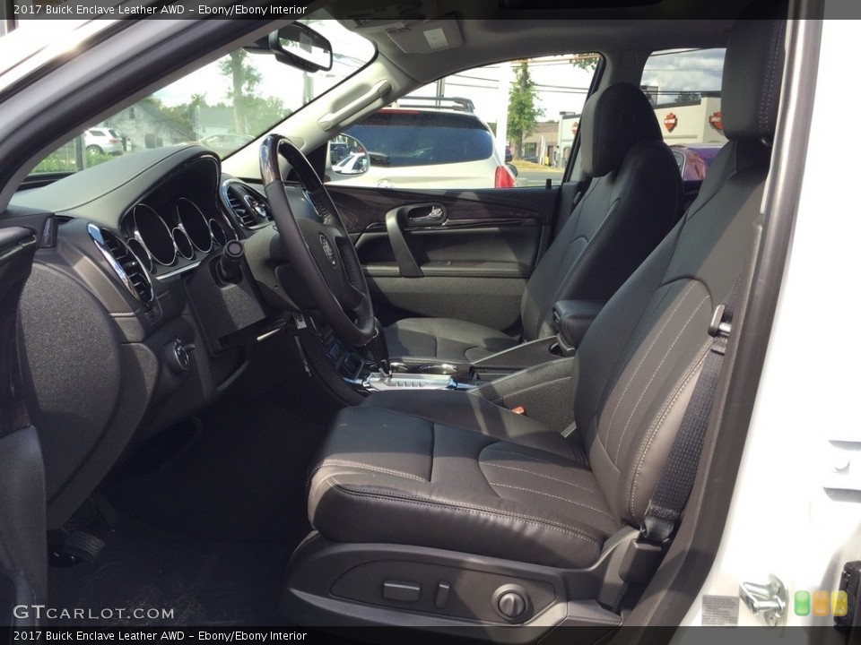 Ebony/Ebony 2017 Buick Enclave Interiors