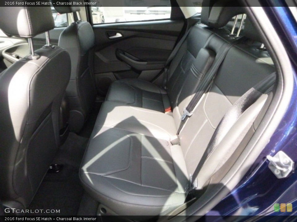 Charcoal Black Interior Rear Seat for the 2016 Ford Focus SE Hatch #115787402
