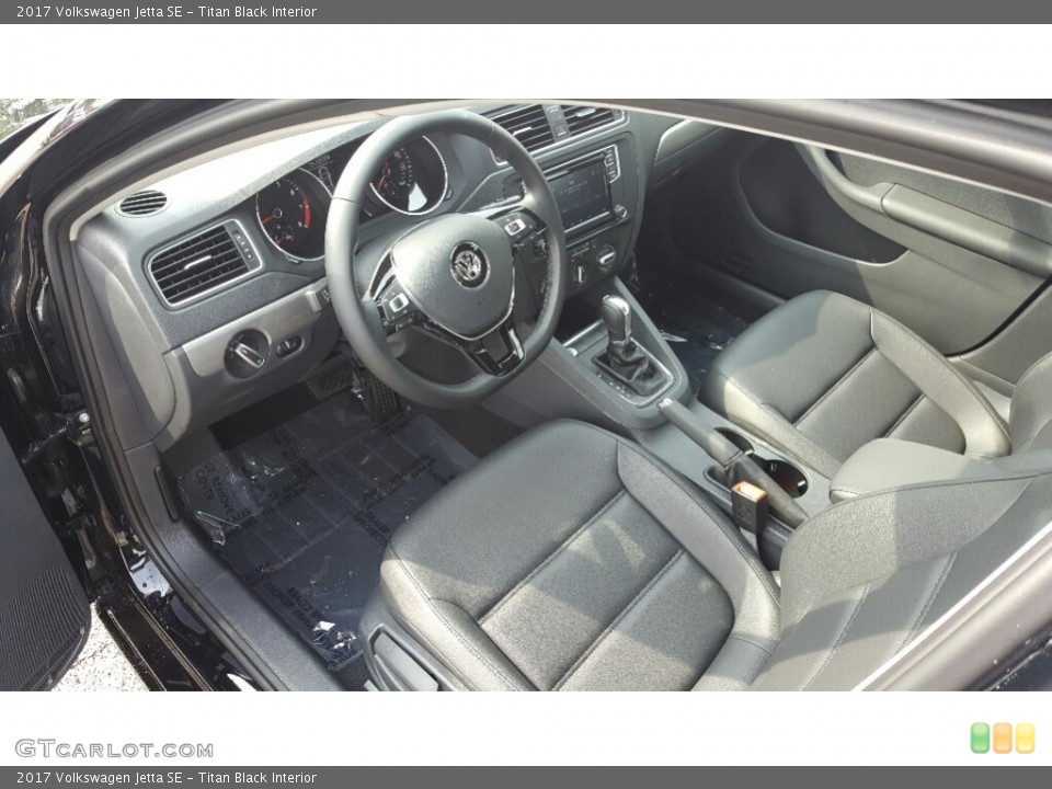 Titan Black Interior Photo for the 2017 Volkswagen Jetta SE #115790562